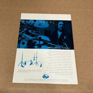 Vinnie Colaiuta - DW PEDALS - 1993 Print Advertisement